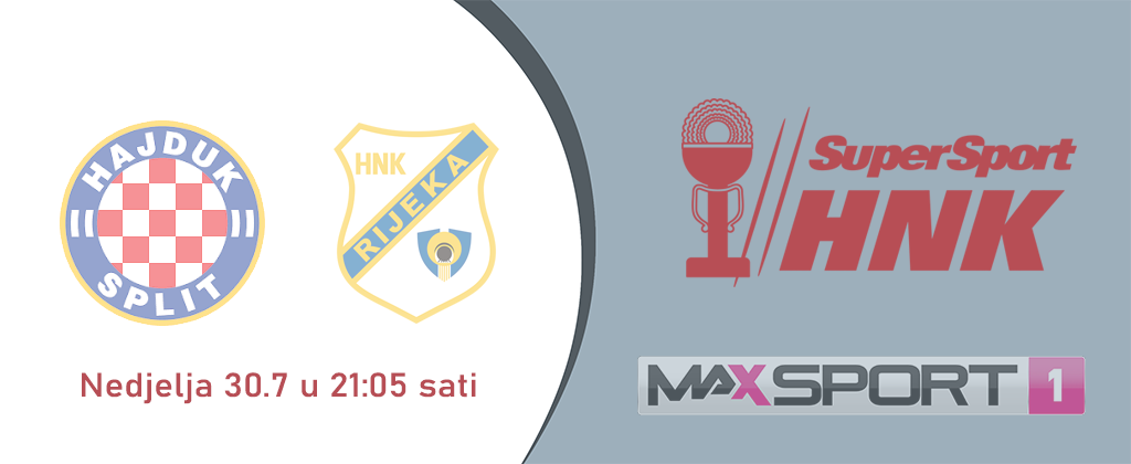Drugo kolo 1.HNL sa derbijem Hajduka i Rijeke na MAXSport TV