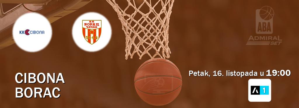 Izravni prijenos utakmice Cibona i Borac pratite uživo na <b>Arena Sport 1</b> (petak, 16. listopada u  19:00).