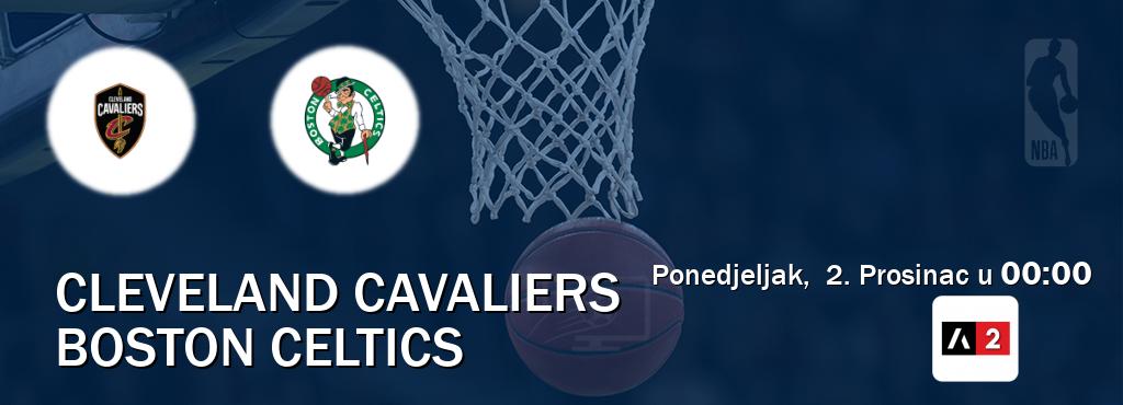 Izravni prijenos utakmice Cleveland Cavaliers i Boston Celtics pratite uživo na <b>Arena Sport 2</b> (Ponedjeljak,  2. Prosinac u  00:00).