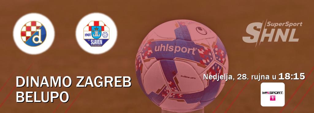 Izravni prijenos utakmice Dinamo Zagreb i Belupo pratite uživo na MAXSport1 (nedjelja, 28. rujna u  18:15).