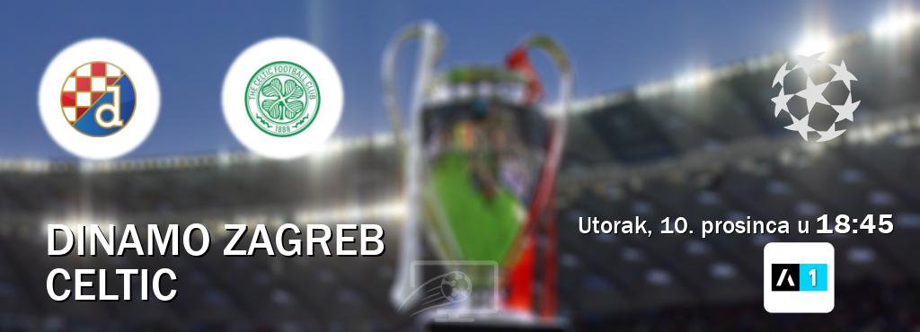 Izravni prijenos utakmice Dinamo Zagreb i Celtic pratite uživo na Arena Sport 1 (utorak, 10. prosinca u  18:45).