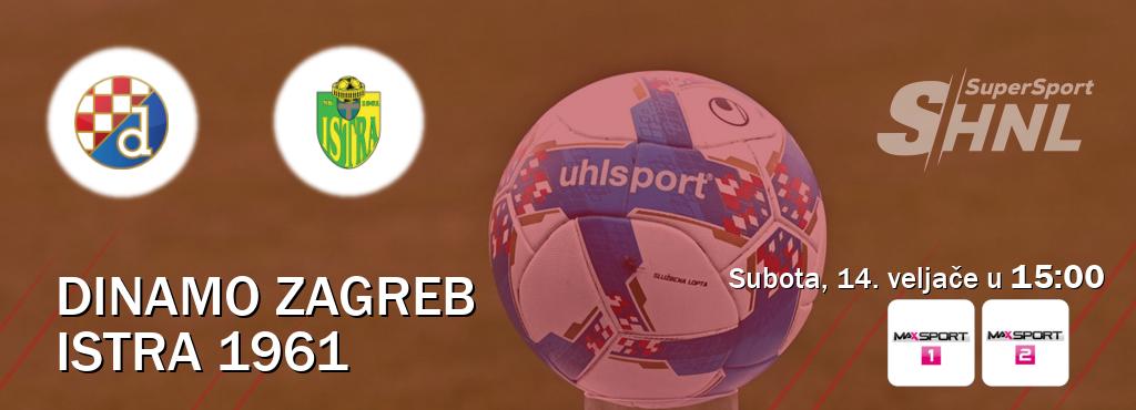 Izravni prijenos utakmice Dinamo Zagreb i Istra 1961 pratite uživo na MAXSport1 i MAXSport2 (subota, 14. veljače u  15:00).