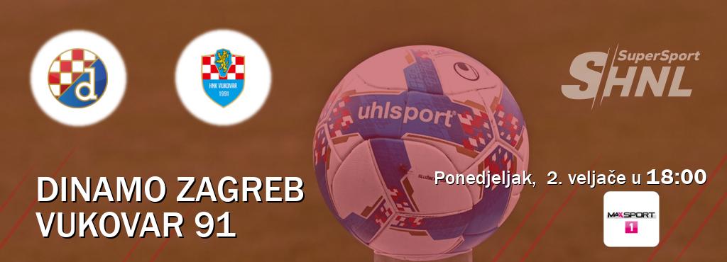 Izravni prijenos utakmice Dinamo Zagreb i Vukovar 91 pratite uživo na MAXSport1 (ponedjeljak,  2. veljače u  18:00).