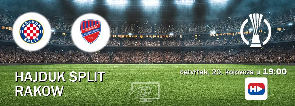 Izravni prijenos utakmice Hajduk Split i Rakow pratite uživo na <b>Hajduk Digital TV</b> (četvrtak, 20. kolovoza u 19:00). Izravni prijenos utakmice Hajduk Split i Rakow pratite uživo na <b>Hajduk Digital TV</b> (četvrtak, 20. kolovoza u 19:00).