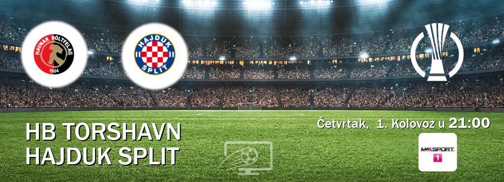 Izravni prijenos utakmice HB Torshavn i Hajduk Split pratite uživo na <b>MAXSport1</b> (Četvrtak,  1. Kolovoz u  21:00).