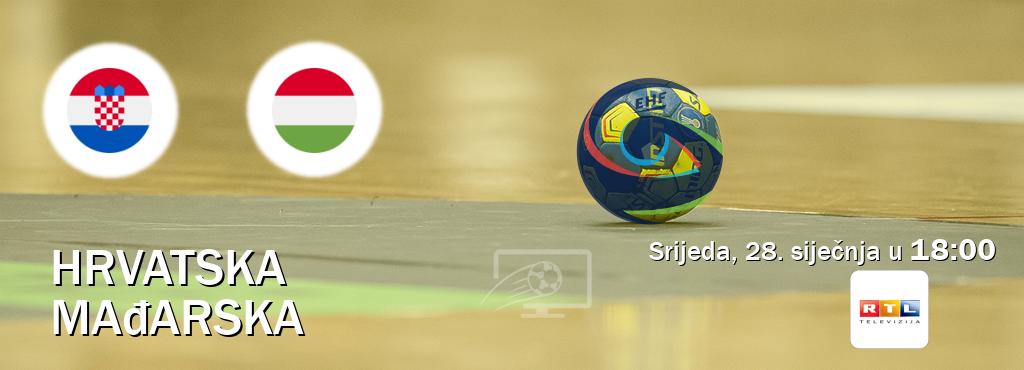 Izravni prijenos utakmice Hrvatska i Mađarska pratite uživo na RTL (srijeda, 28. siječnja u 18:00). Izravni prijenos utakmice Hrvatska i Mađarska pratite uživo na RTL (srijeda, 28. siječnja u 18:00).