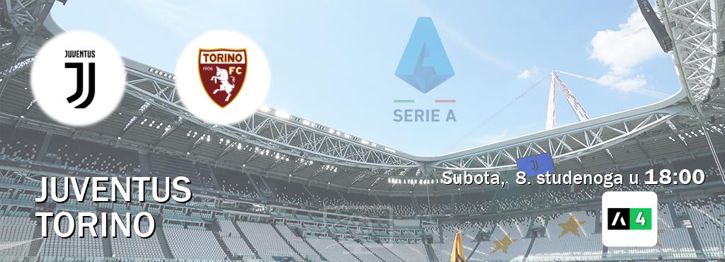 Izravni prijenos utakmice Juventus i Torino pratite uživo na <b>Arena Sport 4</b> (subota,  8. studenoga u  18:00).