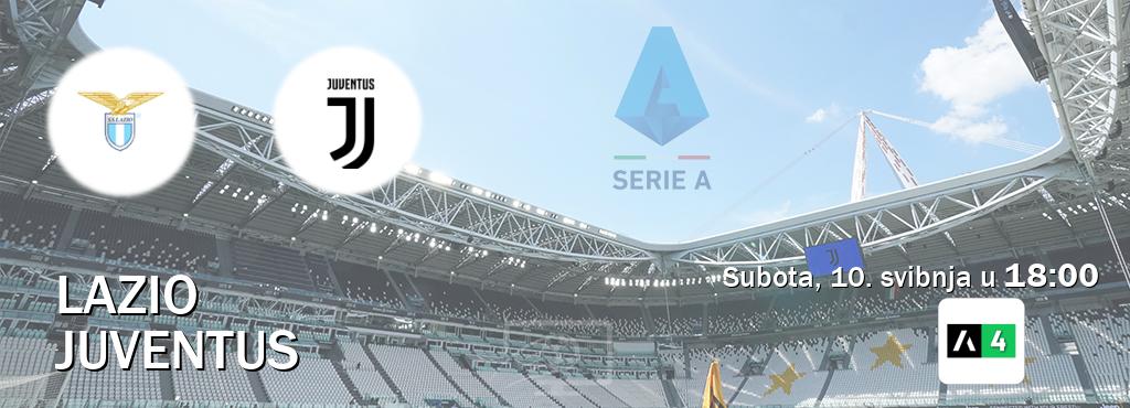 Izravni prijenos utakmice Lazio i Juventus pratite uživo na <b>Arena Sport 4</b> (subota, 10. svibnja u 18:00). Izravni prijenos utakmice Lazio i Juventus pratite uživo na <b>Arena Sport 4</b> (subota, 10. svibnja u 18:00).