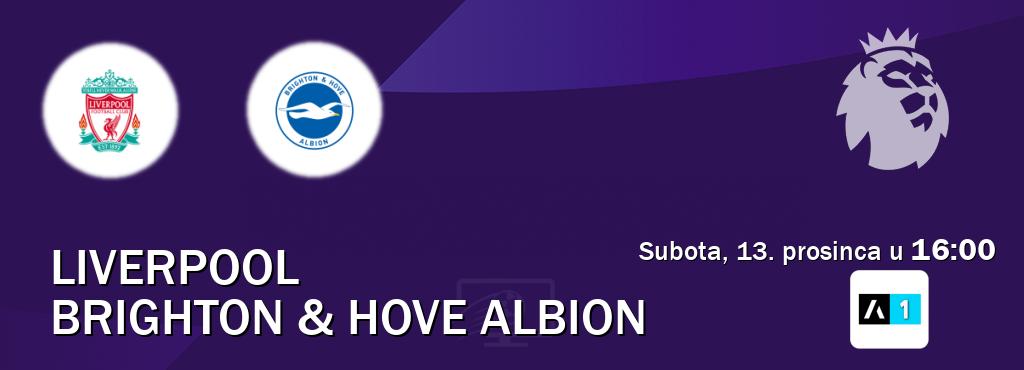 Izravni prijenos utakmice Liverpool i Brighton & Hove Albion pratite uživo na <b>Arena Sport 1</b> (subota, 13. prosinca u  16:00).