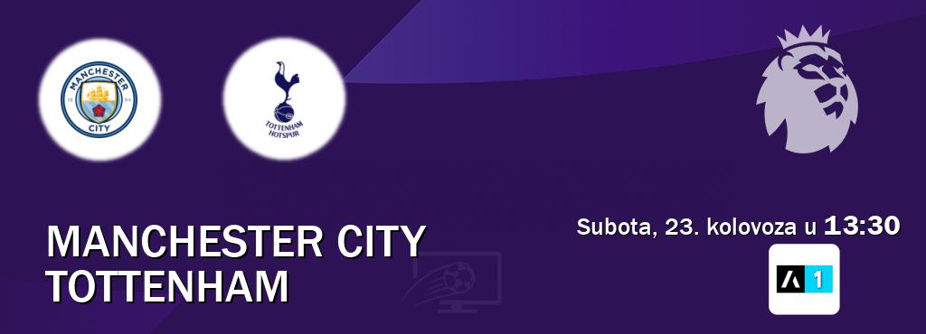 Izravni prijenos utakmice Manchester City i Tottenham pratite uživo na <b>Arena Sport 1</b> (subota, 23. kolovoza u 13:30). Izravni prijenos utakmice Manchester City i Tottenham pratite uživo na <b>Arena Sport 1</b> (subota, 23. kolovoza u 13:30).