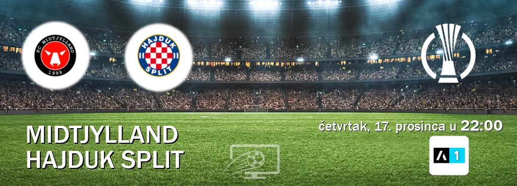 Izravni prijenos utakmice Midtjylland i Hajduk Split pratite uživo na <b>Arena Sport 1</b> (četvrtak, 17. prosinca u  22:00).