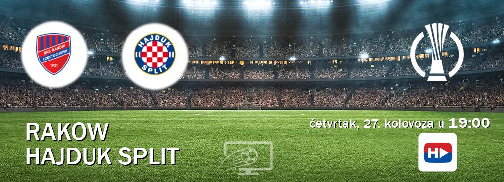 Izravni prijenos utakmice Rakow i Hajduk Split pratite uživo na <b>Hajduk Digital TV</b> (četvrtak, 27. kolovoza u  19:00).