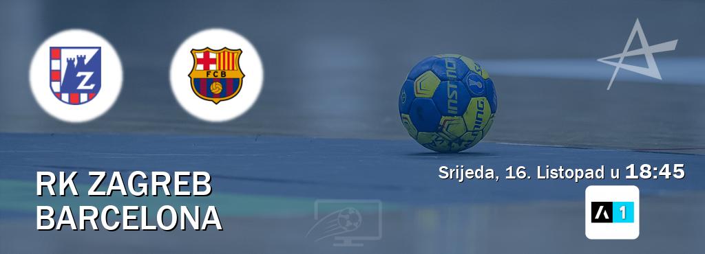 Izravni prijenos utakmice RK Zagreb i Barcelona pratite uživo na Arena Sport 1 (Srijeda, 16. Listopad u  18:45).