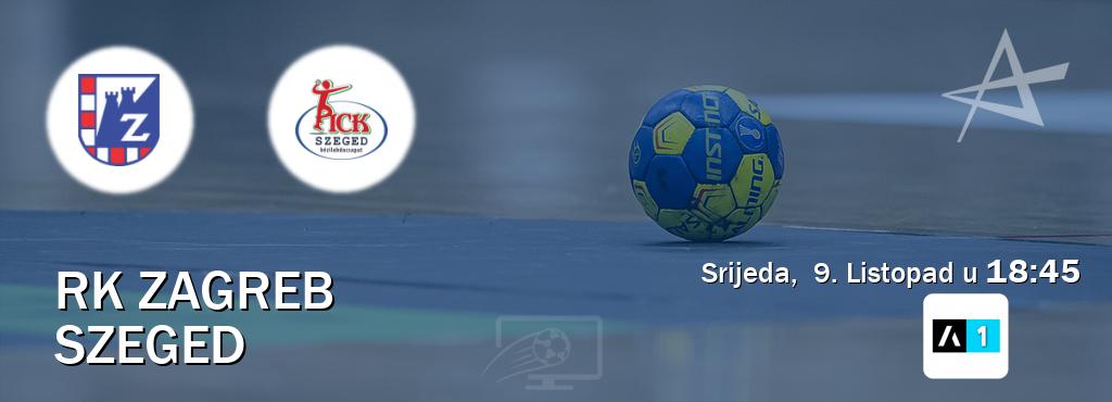 Izravni prijenos utakmice RK Zagreb i Szeged pratite uživo na Arena Sport 1 (Srijeda,  9. Listopad u  18:45).