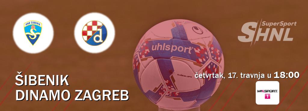 Izravni prijenos utakmice Šibenik i Dinamo Zagreb pratite uživo na MAXSport1 (četvrtak, 17. travnja u 18:00). Izravni prijenos utakmice Šibenik i Dinamo Zagreb pratite uživo na MAXSport1 (četvrtak, 17. travnja u 18:00).