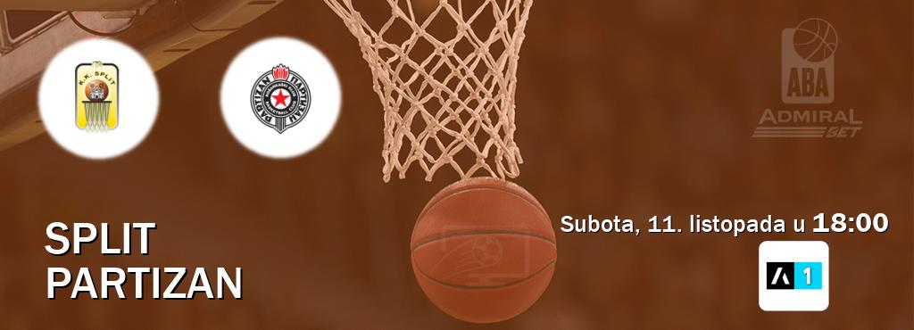 Izravni prijenos utakmice Split i Partizan pratite uživo na <b>Arena Sport 1</b> (subota, 11. listopada u  18:00).