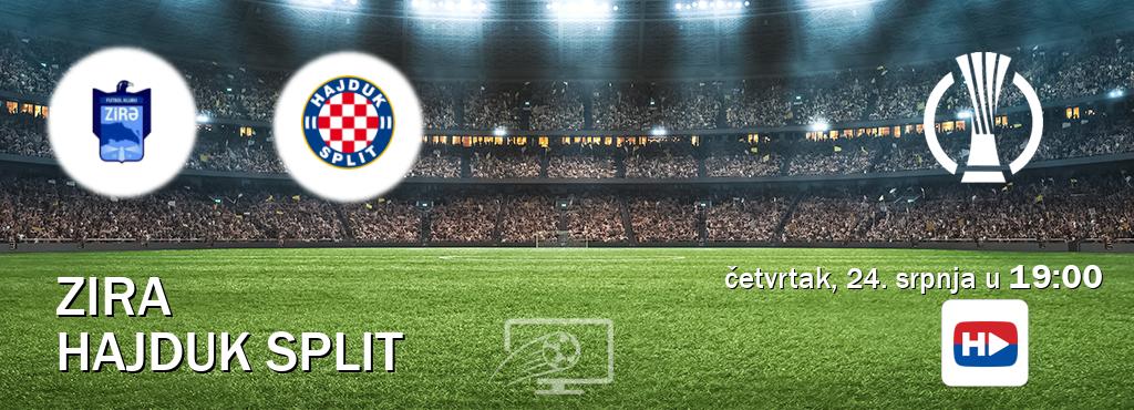 Izravni prijenos utakmice Zira i Hajduk Split pratite uživo na Hajduk Digital TV (četvrtak, 24. srpnja u 19:00). Izravni prijenos utakmice Zira i Hajduk Split pratite uživo na Hajduk Digital TV (četvrtak, 24. srpnja u 19:00).